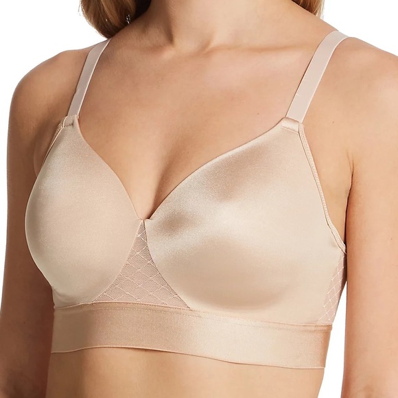 Bali Other - Bali Nude One Smooth U Bounce Control Wireless Comfort Bra Size 38D
